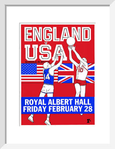 English Schools Basketball Tournament Art Print