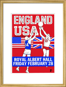 English Schools Basketball Tournament Art Print