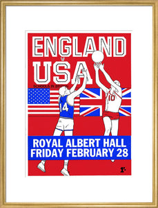 English Schools Basketball Tournament Art Print