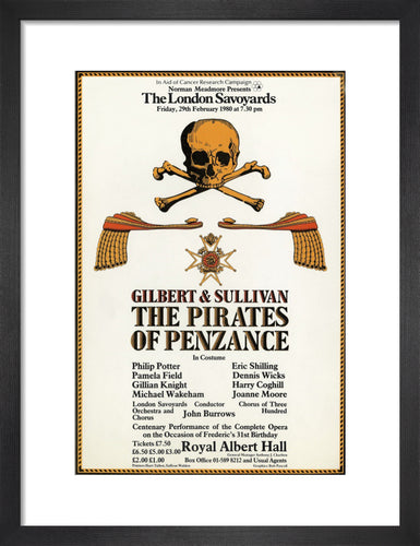 Gilbert & Sullivan's 'The Pirates of Penzance' Art Print