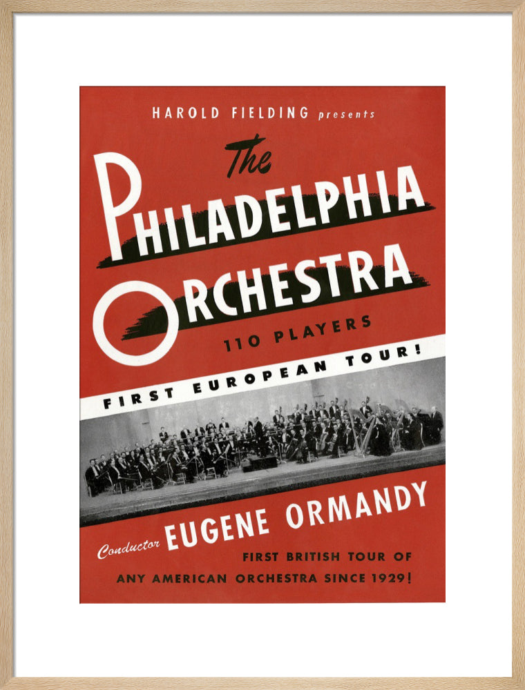 Philadelphia Orchestra Concert Art Print