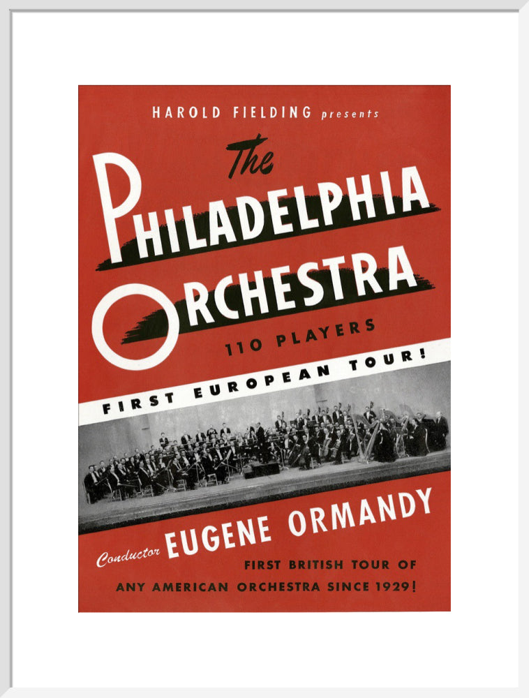 Philadelphia Orchestra Concert Art Print