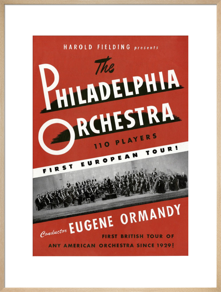 Philadelphia Orchestra Concert Art Print