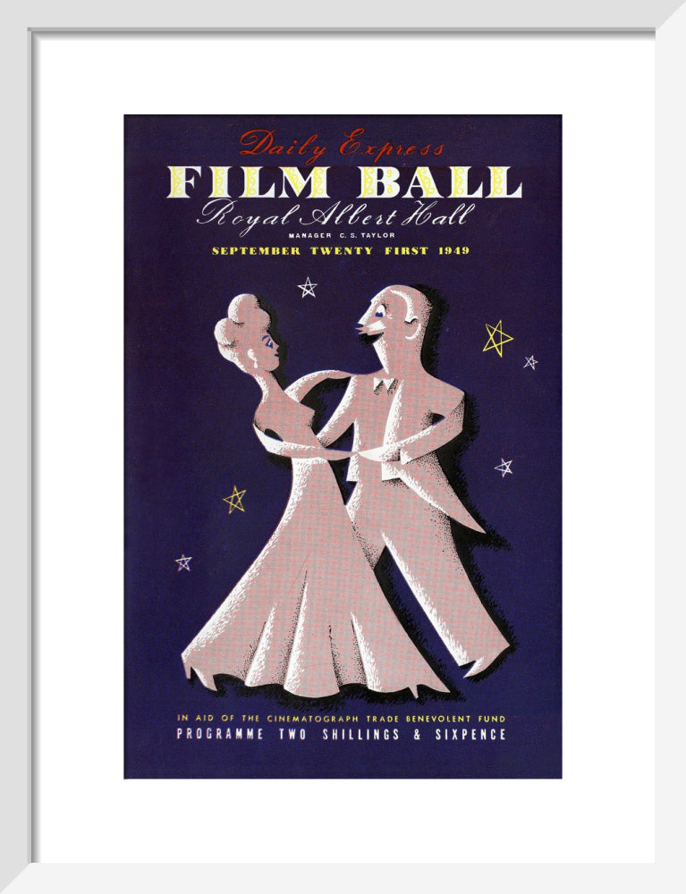 The Daily Express Film Ball, The Cinematograph Trade Benevolent Fund Art Print