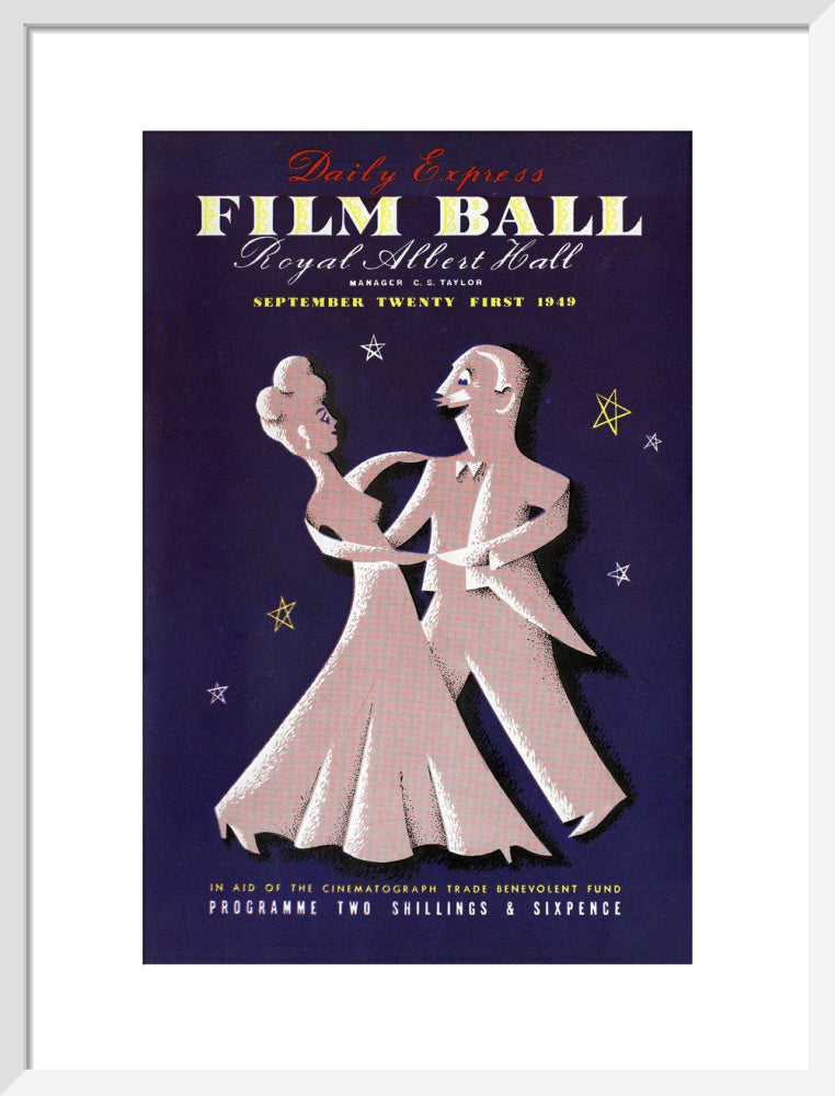 The Daily Express Film Ball, The Cinematograph Trade Benevolent Fund Art Print