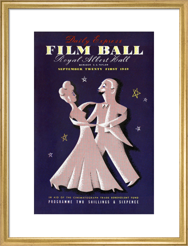 The Daily Express Film Ball, The Cinematograph Trade Benevolent Fund Art Print