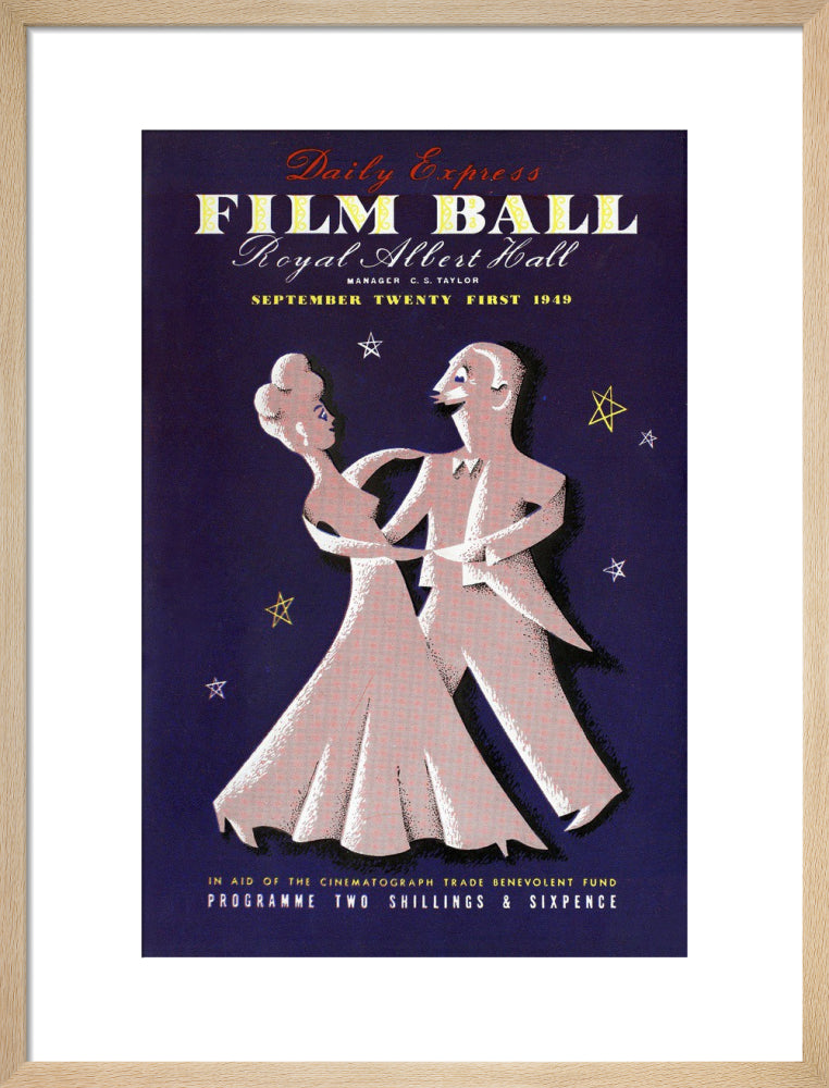 The Daily Express Film Ball, The Cinematograph Trade Benevolent Fund Art Print