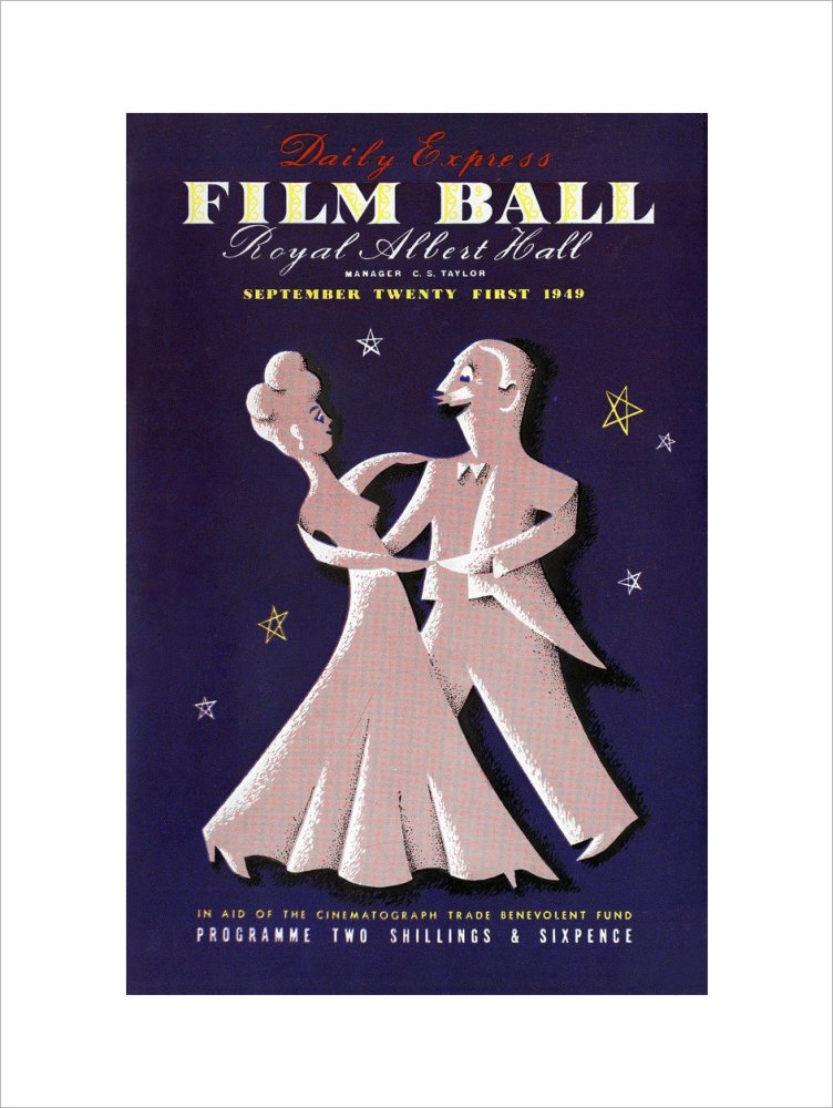 The Daily Express Film Ball, The Cinematograph Trade Benevolent Fund Art Print