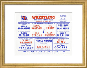 Wrestling Spectacular Art Print