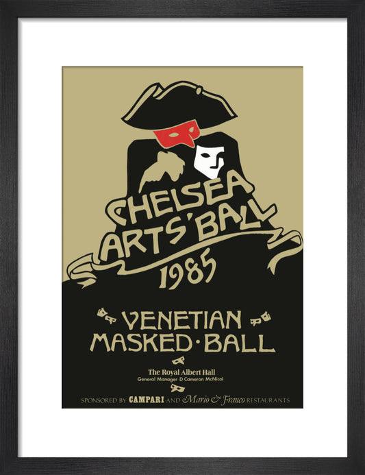 The Chelsea Arts Club Ball 'Venetian Masked Ball' Art Print