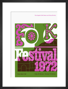 Folk Festival 1972 Art Print