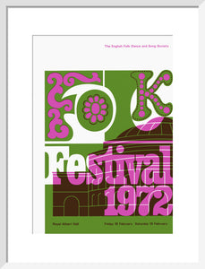 Folk Festival 1972 Art Print