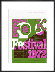 Folk Festival 1972 Art Print
