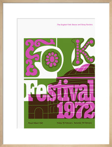 Folk Festival 1972 Art Print
