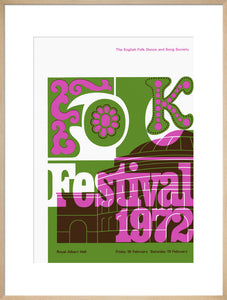 Folk Festival 1972 Art Print