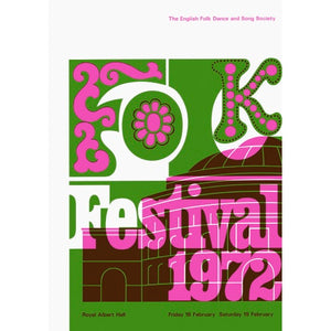 Programme for Folk Festival , 18-19 February 1972 - Royal Albert Hall