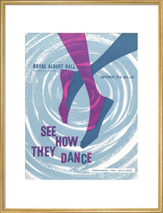 See How They Dance, Annual Festival of The Society for International Folk Dancing Art Print