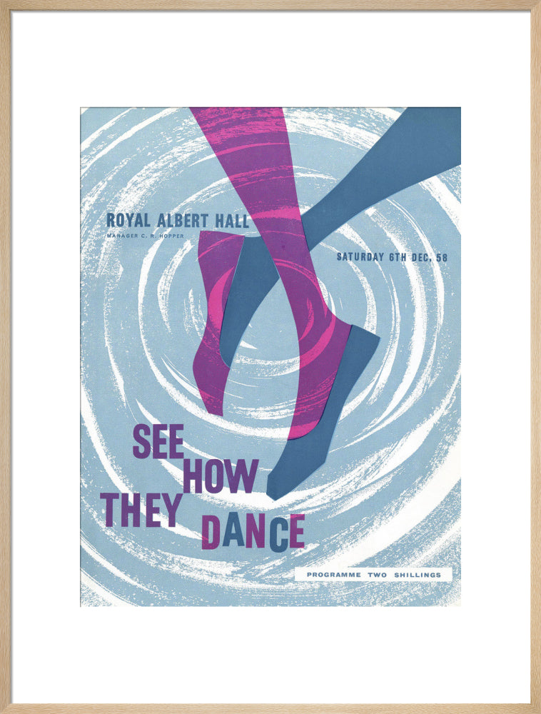See How They Dance, Annual Festival of The Society for International Folk Dancing Art Print