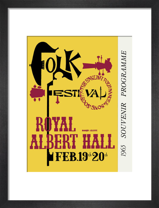 Folk Festival 1965 Art Print