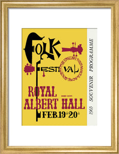 Folk Festival 1965 Art Print