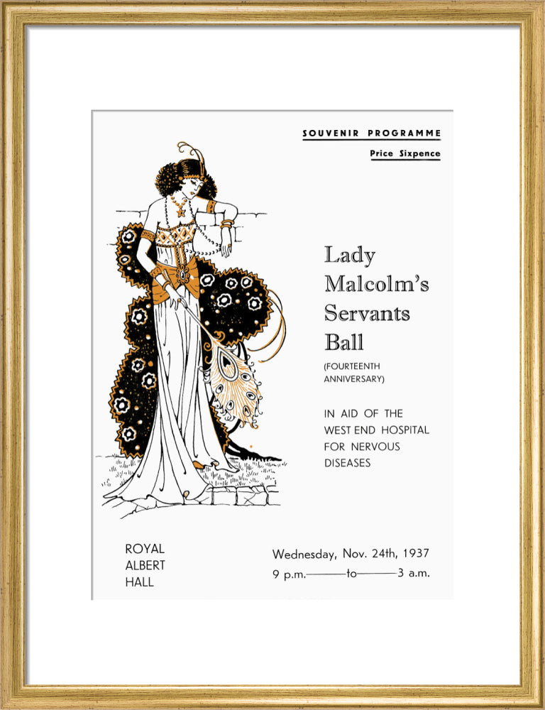 Lady Malcolm's Servants' Ball (Fourteenth Anniversary) Art Print