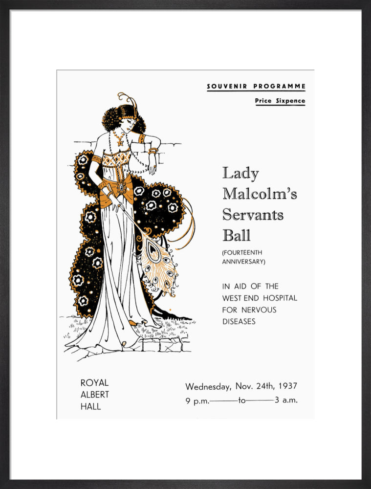 Lady Malcolm's Servants' Ball (Fourteenth Anniversary) Art Print