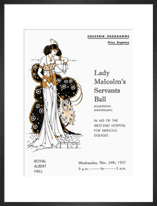 Lady Malcolm's Servants' Ball (Fourteenth Anniversary) Art Print