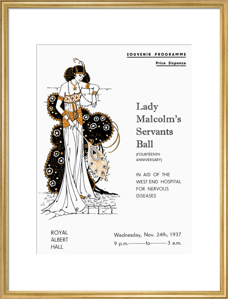 Lady Malcolm's Servants' Ball (Fourteenth Anniversary) Art Print