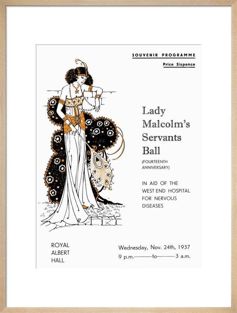 Lady Malcolm's Servants' Ball (Fourteenth Anniversary) Art Print