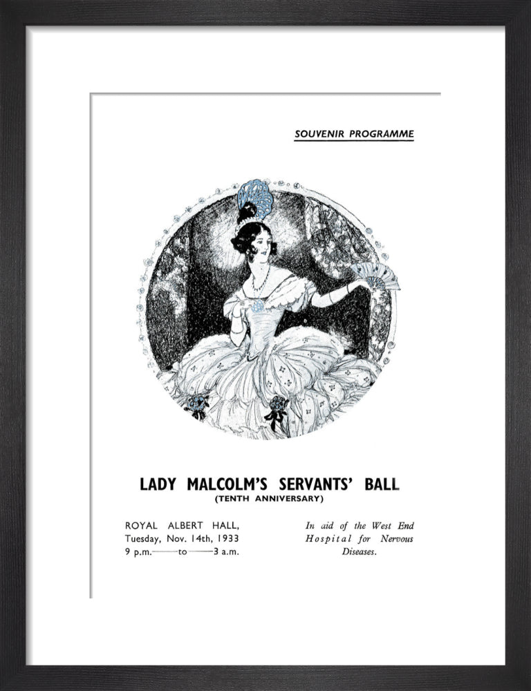 Lady Malcolm's Servants' Ball (Tenth Anniversary) Art Print