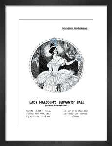 Lady Malcolm's Servants' Ball (Tenth Anniversary) Art Print