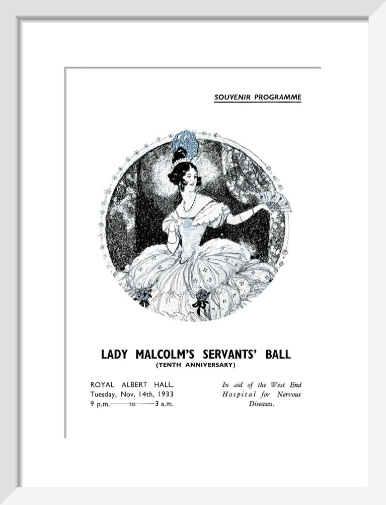 Lady Malcolm's Servants' Ball (Tenth Anniversary) Art Print