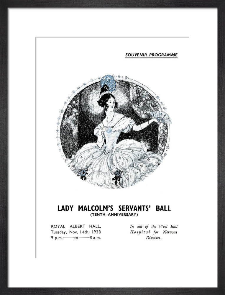 Lady Malcolm's Servants' Ball (Tenth Anniversary) Art Print