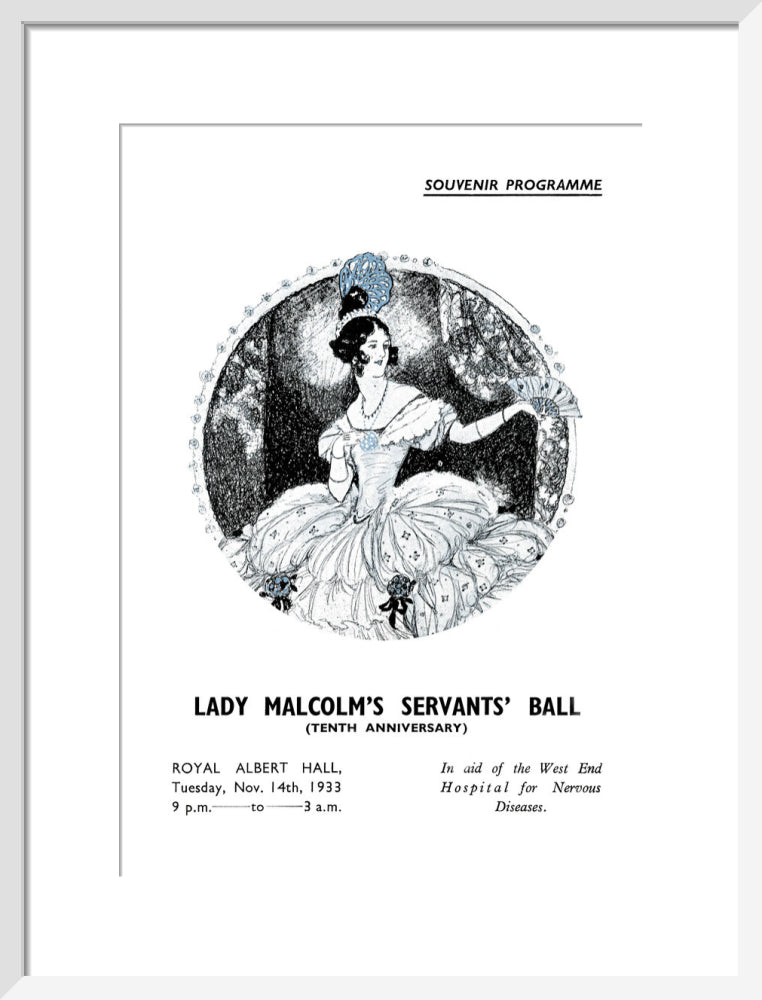 Lady Malcolm's Servants' Ball (Tenth Anniversary) Art Print