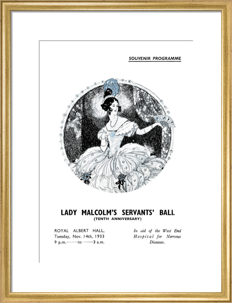 Lady Malcolm's Servants' Ball (Tenth Anniversary) Art Print