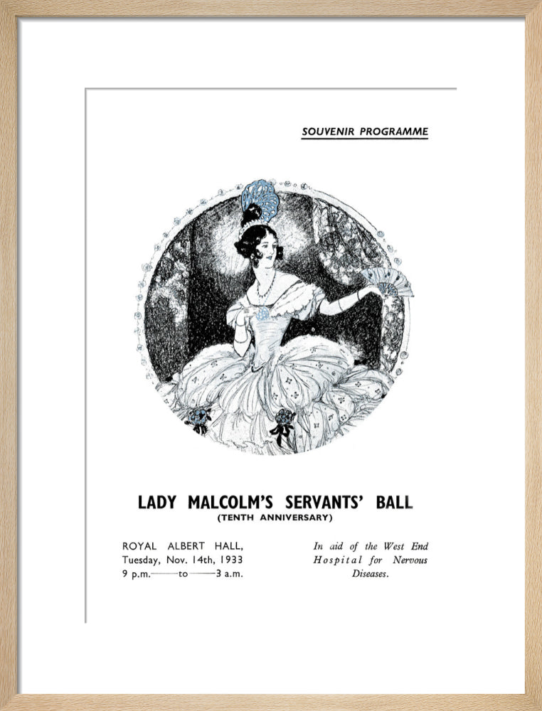 Lady Malcolm's Servants' Ball (Tenth Anniversary) Art Print