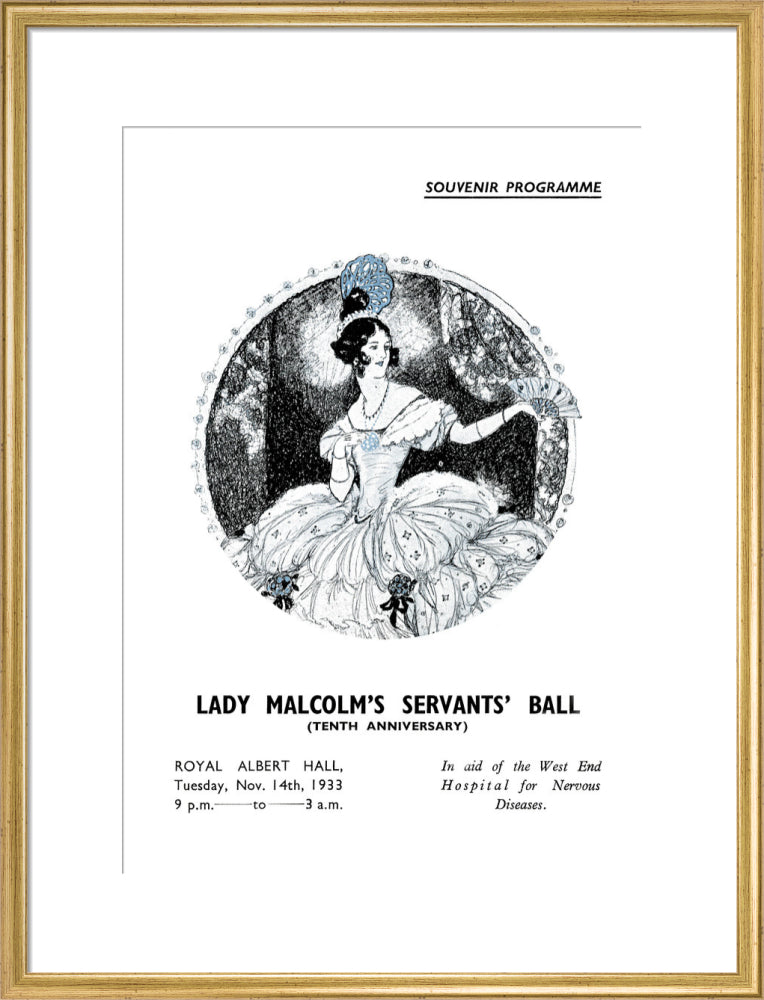 Lady Malcolm's Servants' Ball (Tenth Anniversary) Art Print