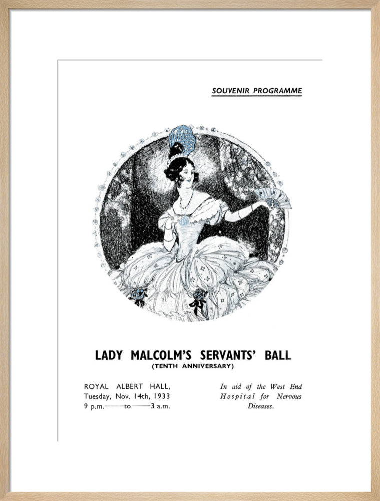 Lady Malcolm's Servants' Ball (Tenth Anniversary) Art Print