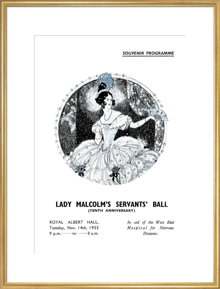 Lady Malcolm's Servants' Ball (Tenth Anniversary) Art Print
