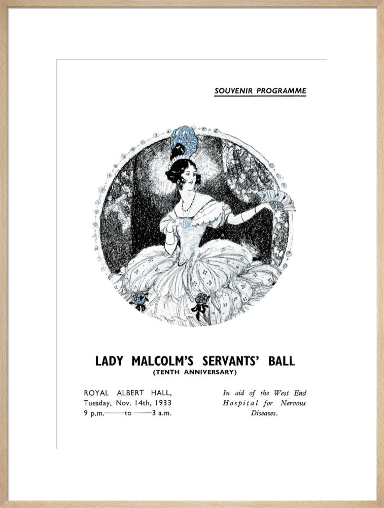 Lady Malcolm's Servants' Ball (Tenth Anniversary) Art Print