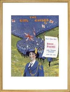Grand Choral Concert by the Girl Guides Art Print