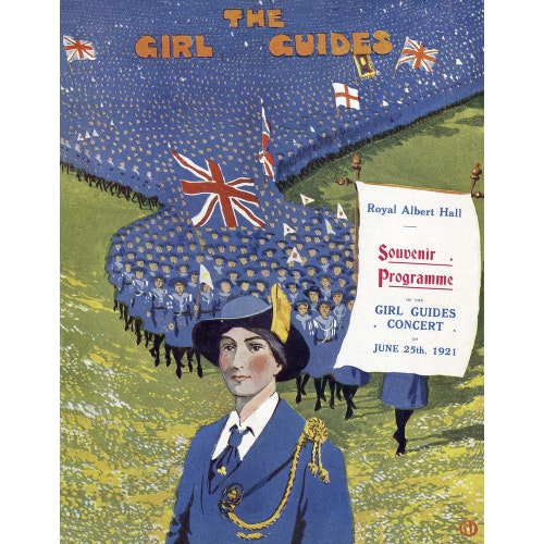 Programme for Grand Choral Concert by the Girl Guides, with a Choir of a Thousand Voices, 25 June 1921 - Royal Albert Hall