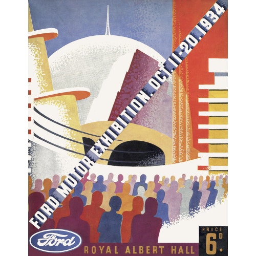 Ford Motor Exhibition Art Print - Royal Albert Hall