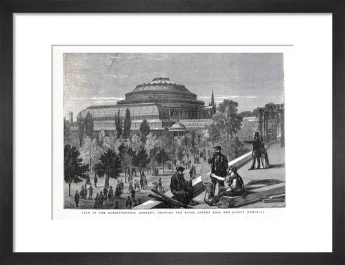 Exterior of the Royal Albert Hall from the Royal Horticultural Society Gardens Art Print