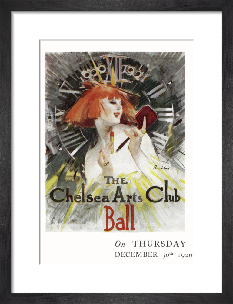 The Chelsea Arts Club Annual Ball 'Long Ago' Art Print