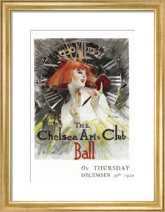 The Chelsea Arts Club Annual Ball 'Long Ago' Art Print