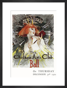 The Chelsea Arts Club Annual Ball 'Long Ago' Art Print