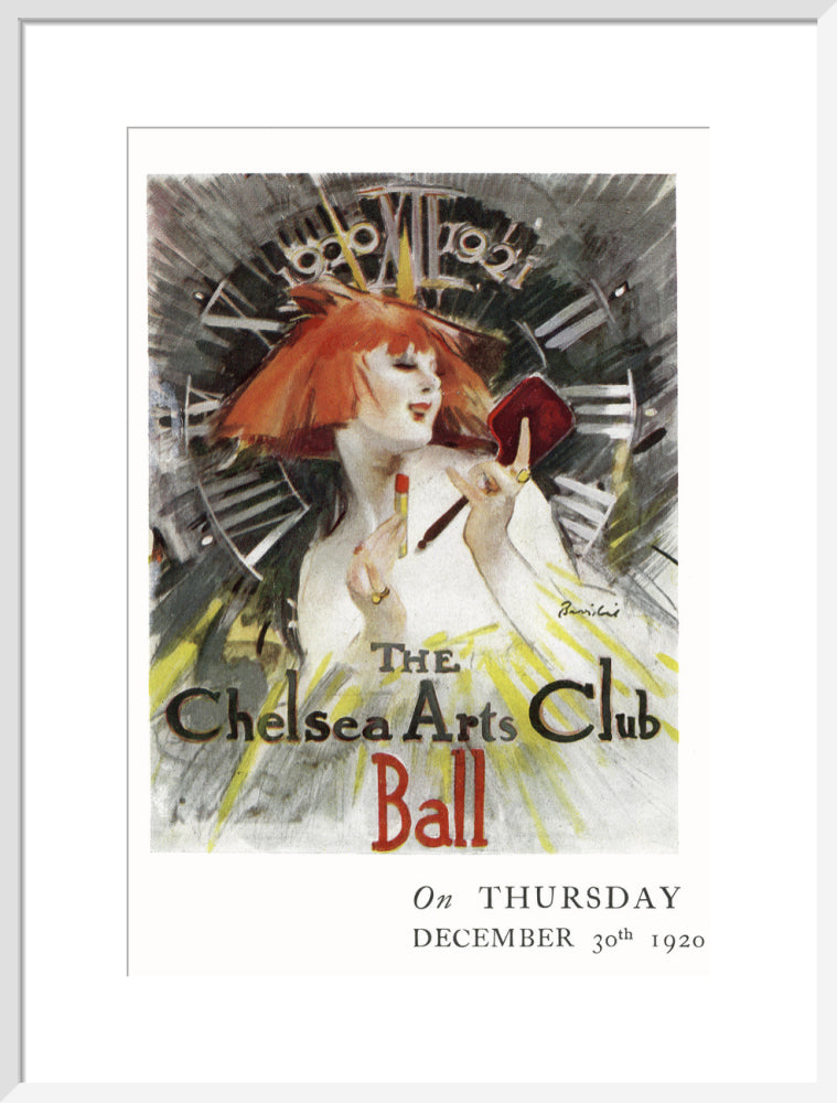 The Chelsea Arts Club Annual Ball 'Long Ago' Art Print