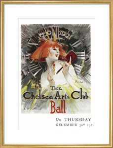 The Chelsea Arts Club Annual Ball 'Long Ago' Art Print