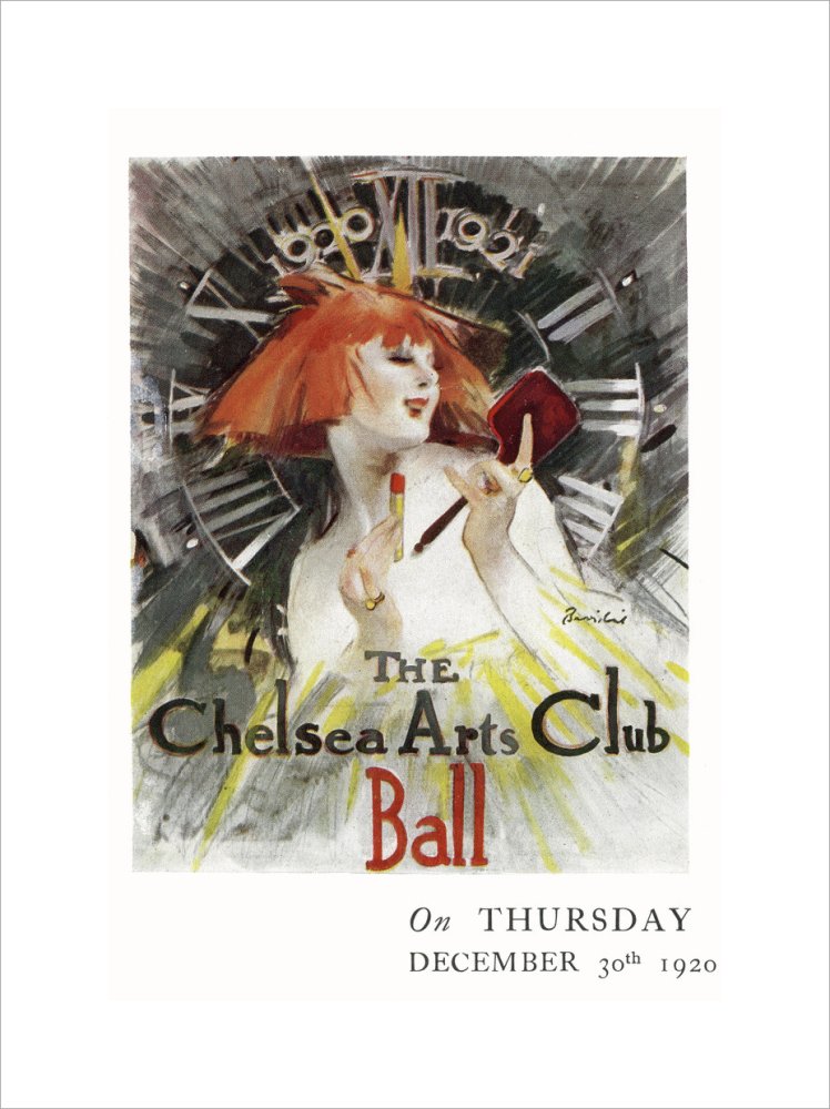 The Chelsea Arts Club Annual Ball 'Long Ago' Art Print